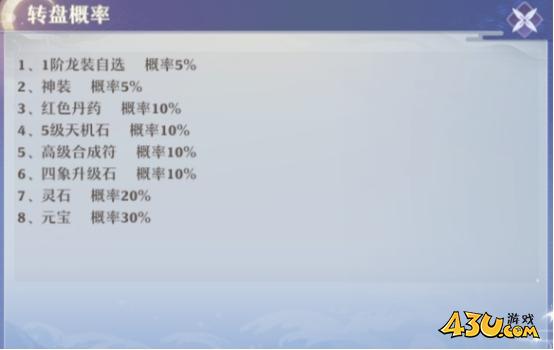 《仙魔劫》概率公示